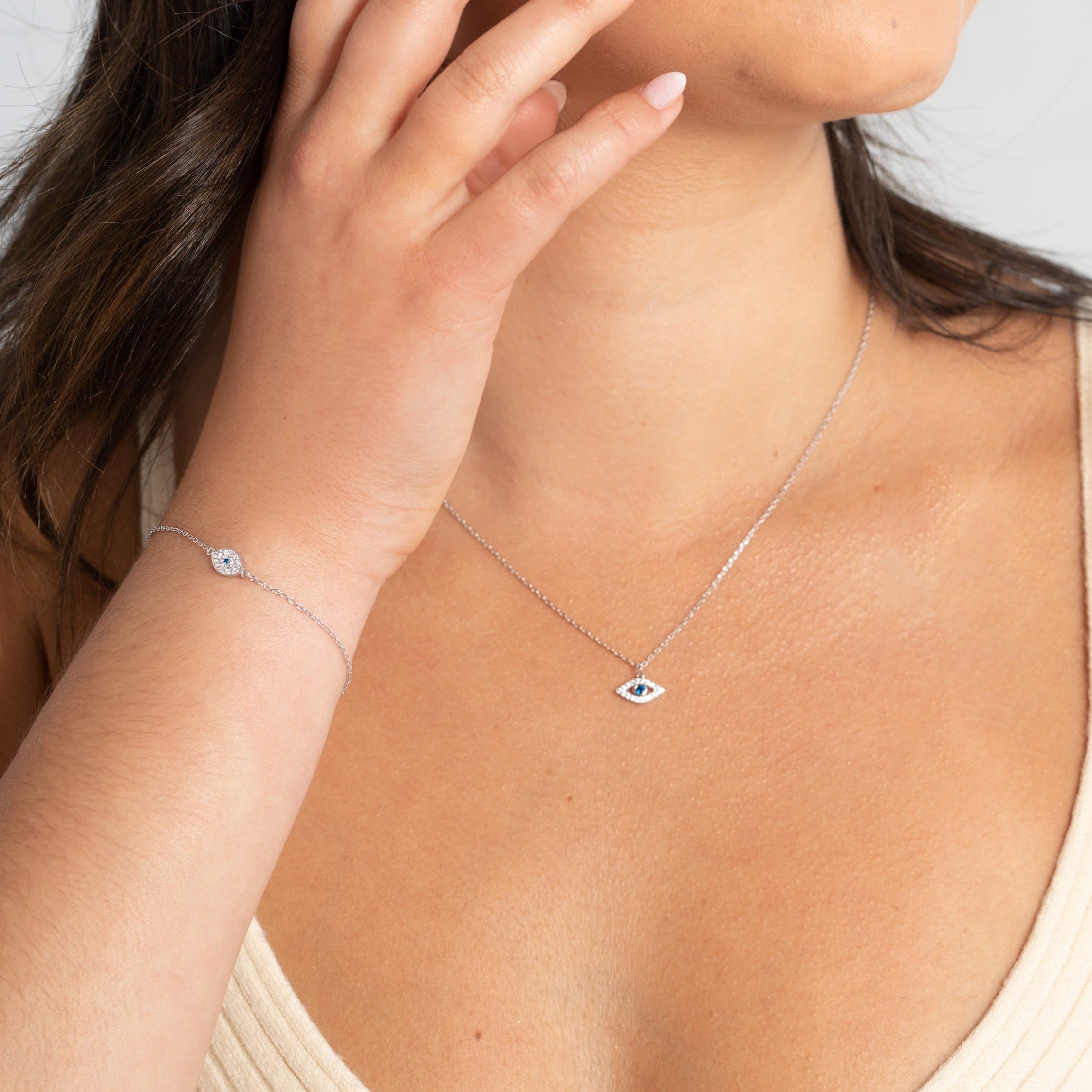 Kay jewelers evil store eye necklace