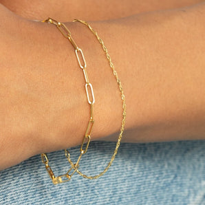 gold singapore bracelet