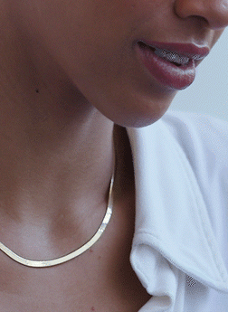 herringbone necklace