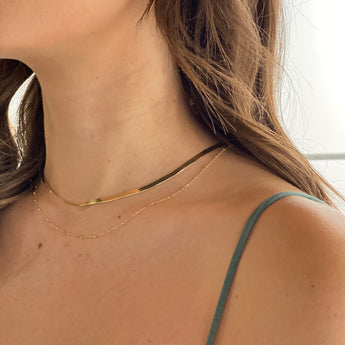 herringbone necklace