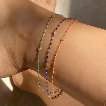 coloured anklets