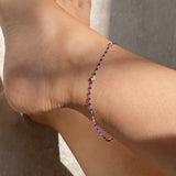 navy anklet