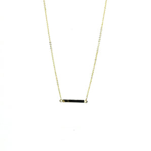 Dainty Gold Bar Necklace