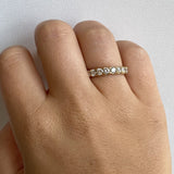 yellow gold full eternity band