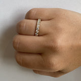 yellow gold full eternity band
