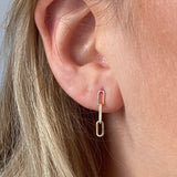 paperclip earrings