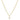Mini Round Cubic Pendant Necklace