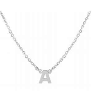 sterling silver dainty initial