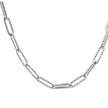 silver bold anchor chain