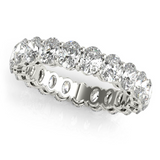 oval diamond eternity abnd