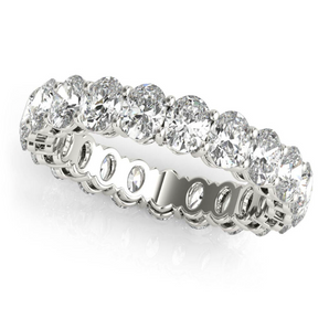 oval diamond eternity abnd