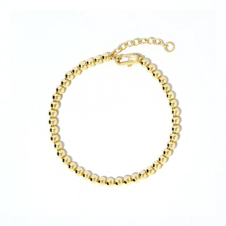 gold ball sphere bracelet
