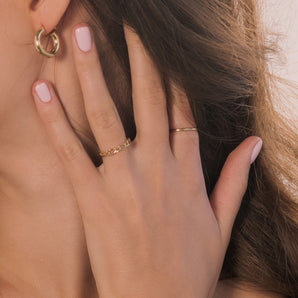 Chain link ring