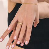 croissant ring gold
