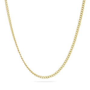 yellow gold curb chain