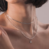 thin paperclip chain stacked
