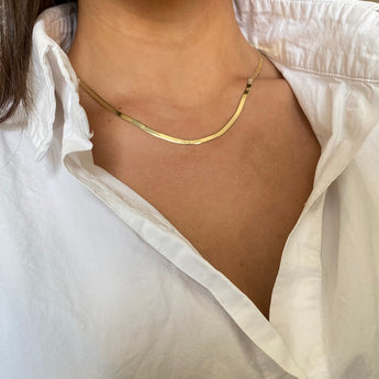 herringbone necklace