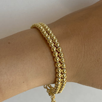 gold sphere bracelet