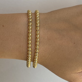 gold sphere bracelet