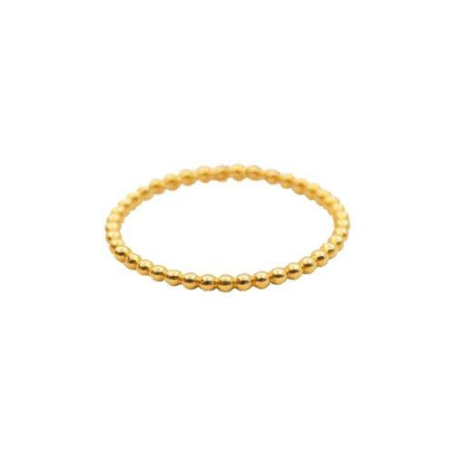 gold plated bubble ring