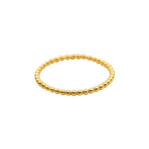 gold plated bubble ring