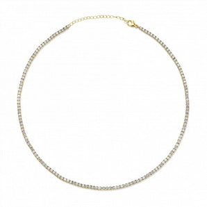 cz tennis choker