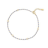 coloured anklet
