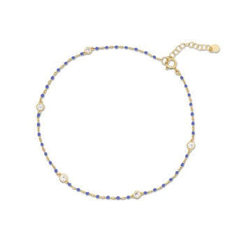 coloured anklet
