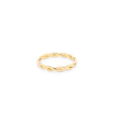 gold plated infinity ring